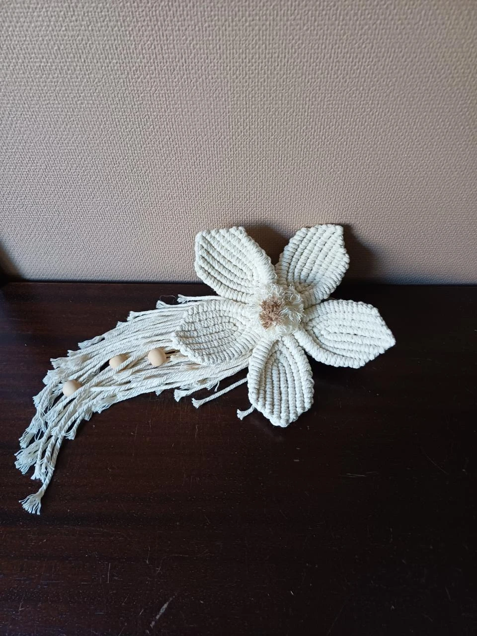Flor de macramé – photo 3